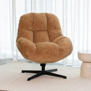 Swivel Lounge Chair Huxley 76x86x92 cm