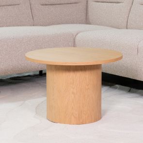 Salontafel Oliva 60x60x40 Cm Naturel Eikenhout Perspectief