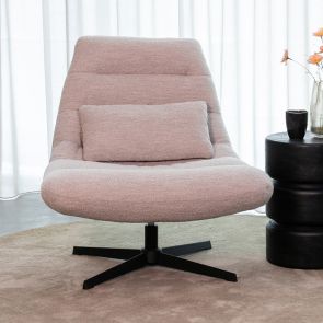 Swivel Lounge Chair Nox 77x62x53 cm