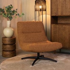 Swivel Lounge Chair Calix 77x93x88 cm