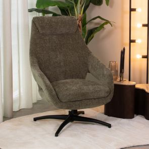 Swivel Lounge Chair Maxwell 75x84x108 cm