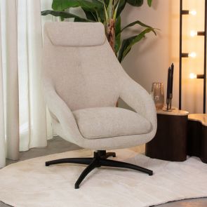 Swivel Lounge Chair Maxwell 75x84x108 cm