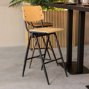 Bar Chair Solid 49x58x109 cm