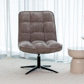 Swivel Lounge Chair Vince 63x74x91 cm