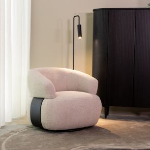 Swivel Lounge Chair Valenza 83x79x73 cm