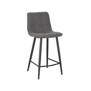 Barkruk Jelt Grijs Boucle 42x46x92 cm Perspectief