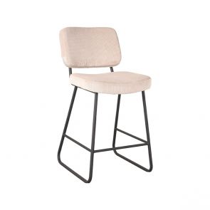 Barkruk Noah Naturel Ribcord  48x61x94 Cm Perspectief