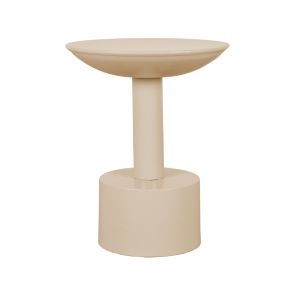 Bijzettafel Rif 40x40x50 Cm Cream Voorkant