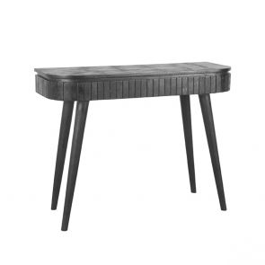 Bureau Nils 100x38x77 Cm Zwart Mangohout