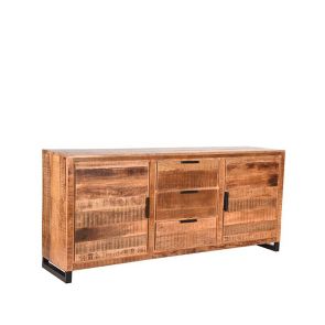 Dressoir Glasgow Rough Mangohout 190x45x87 cm