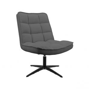 Swivel Lounge Chair Vince 63x74x91 cm