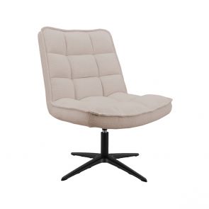 Swivel Lounge Chair Vince 63x74x91 cm