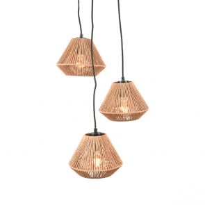 Hanging Lamp Ibiza Diamond 3-Light 30x30x150 cm