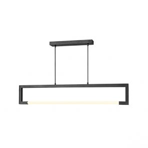 Hanglamp Futuro Zwart 120x9x118 Cm Voorkant