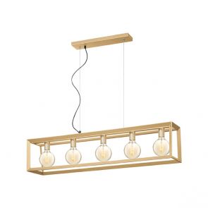 Hanglamp Tetto Goud 120x20x141 Cm Perspectief