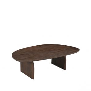 Salontafel Cooper 135x75x38 Cm Espresso Mangohout Perspectief Sample