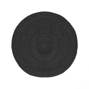 Vloerkleed Jute Zwart Jute 150 cm 1