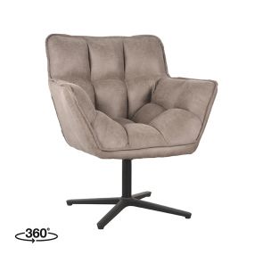 Swivel Lounge Chair Ian 76x72x87 cm