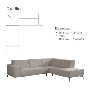 Corner Sofa Nero