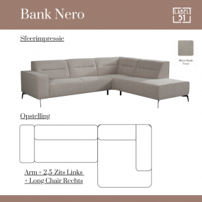 Lounge Sofa Nero Right