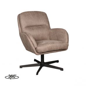 Swivel Lounge Chair Moss 70x77x90 cm