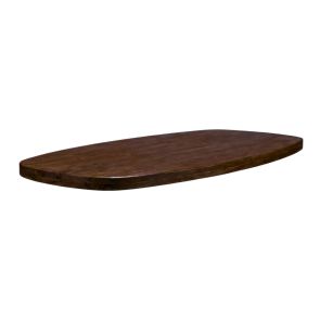 Tafelblad Deens Ovaal Straight Edge 220x100 cm