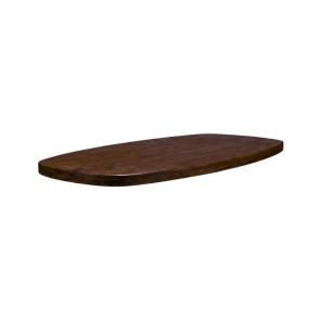 Tafelblad Deens Ovaal Straight Edge 160x100 cm