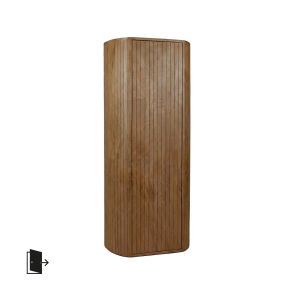 Hoge Kast Miya Rechtsdraaiend 1 Deur 70x35x160 cm