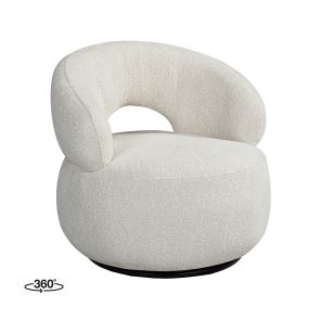 Draaifauteuil Nusenna 82x81x73 cm
