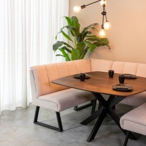 Eetkamerbank Modula Hoek 62x62x92 cm