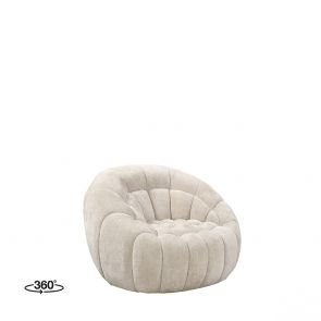 Swivel Lounge Chair Cloud 115x104x80 cm
