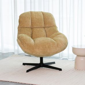 Swivel Lounge Chair Huxley 76x86x92 cm