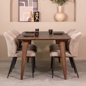 Eettafel Fly 190x100x76 cm